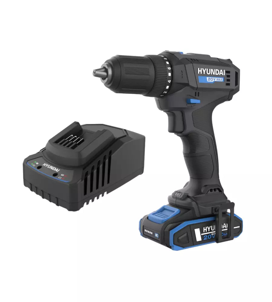 Trapano Avvitatore a Batteria Alta Coppia 40Nm Hyundai