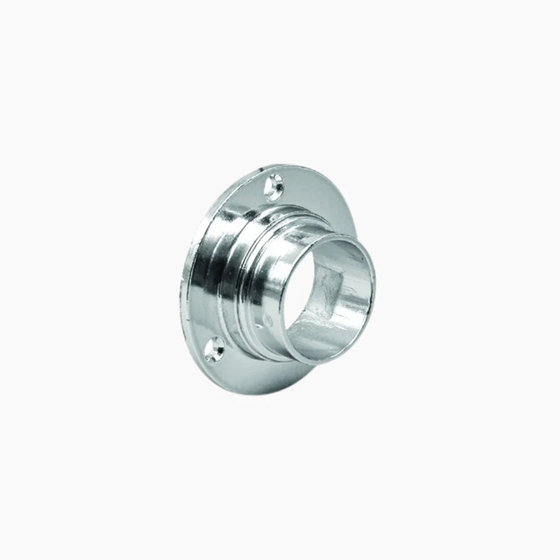 Ghiera Fissa Cromata per Tubi - d 25 mm (2 Pezzi)