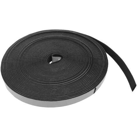 Profilo Parafreddo Impermeabile in Gomma Nero - 20x5 mm (Al Metro)