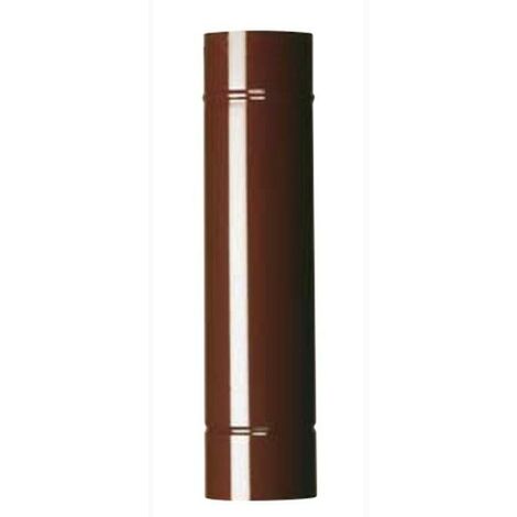 Tubo per Stufa a Pellet e Legna Marrone - d 13x50 cm