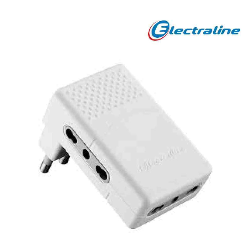 Adattatore Elettrico Semplice Salvaspazio - Presa 16A