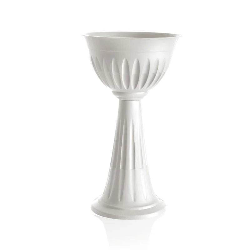 Posacenere a Colonna in Plastica Bianco - d 40 cm
