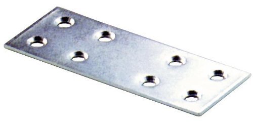 Piastrina di Giunzione Dritta Zincata - 4x3 cm