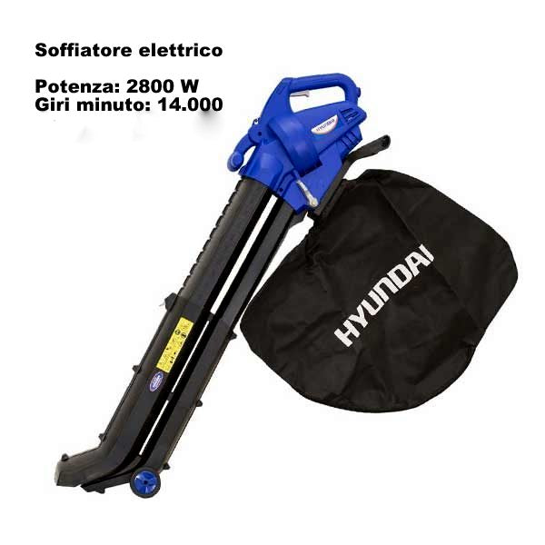 Soffiatore e Aspiratore Elettrico Hyundai - 2,8 kW