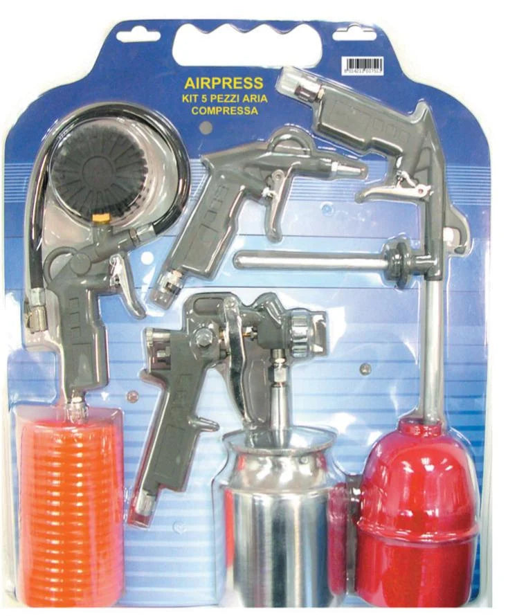 Set 5 Accessori Universali per Compressore Aria