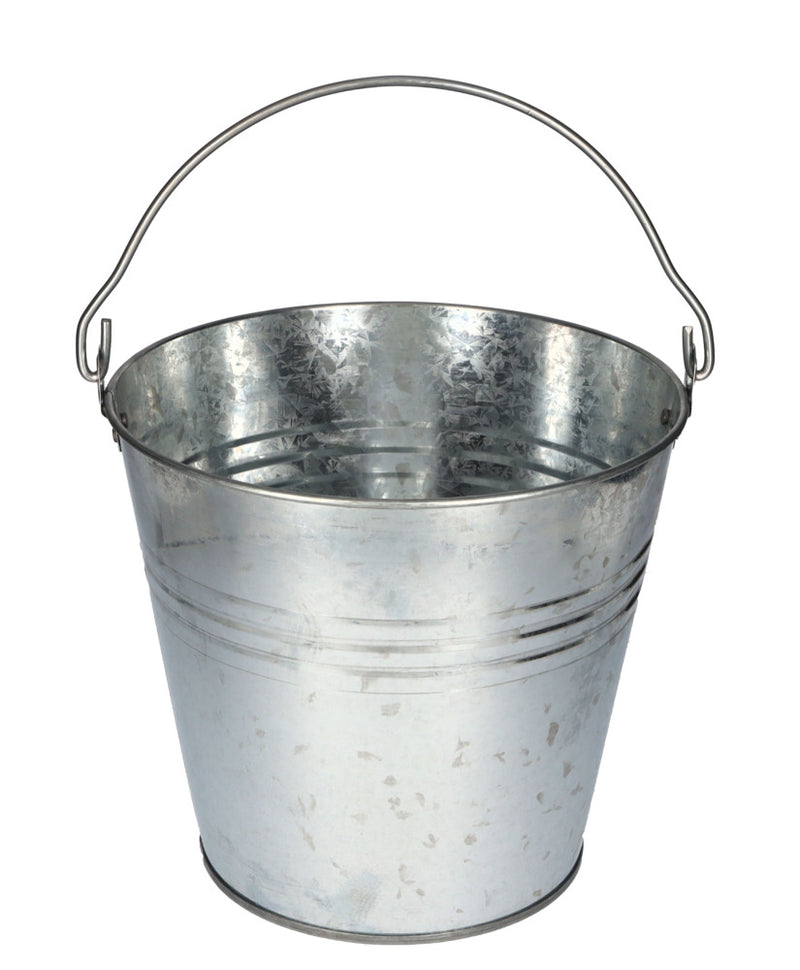 Secchio Tradizionale in Metallo Zincato - 10 Litri