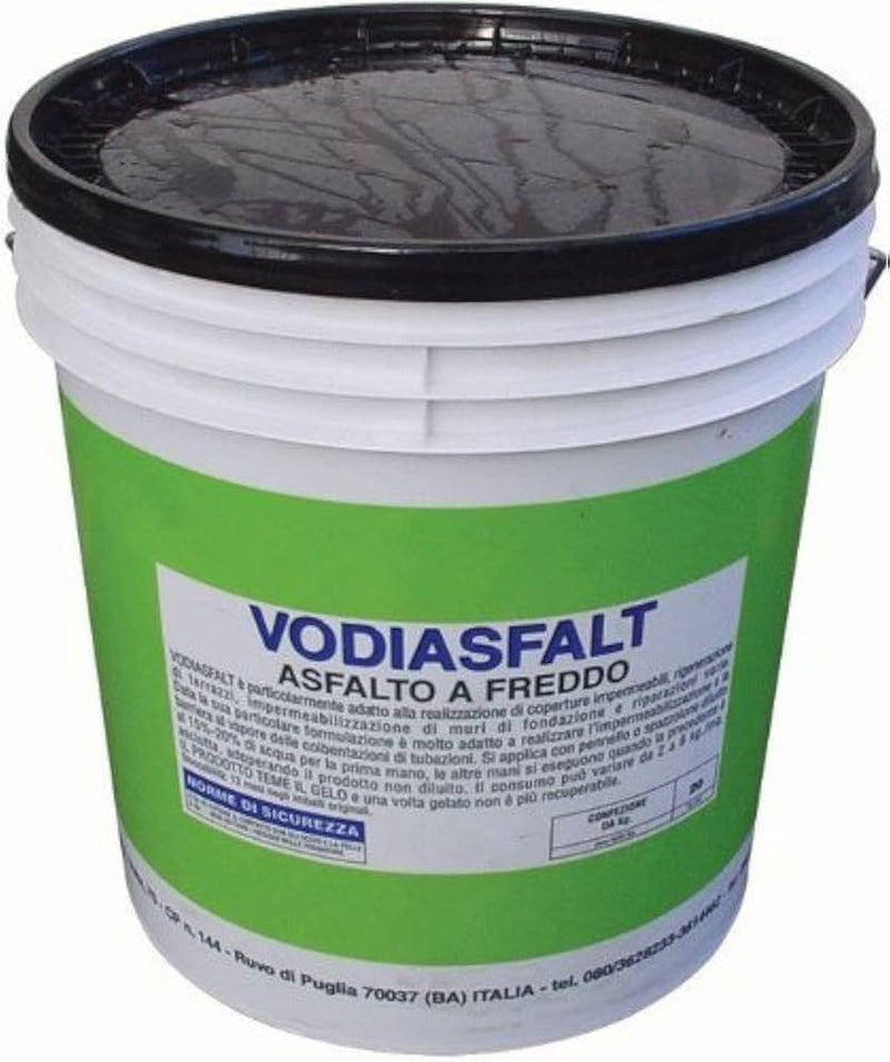 Asfalto a Freddo Vodiasfalt per Riparazioni Stradali - 3 kg