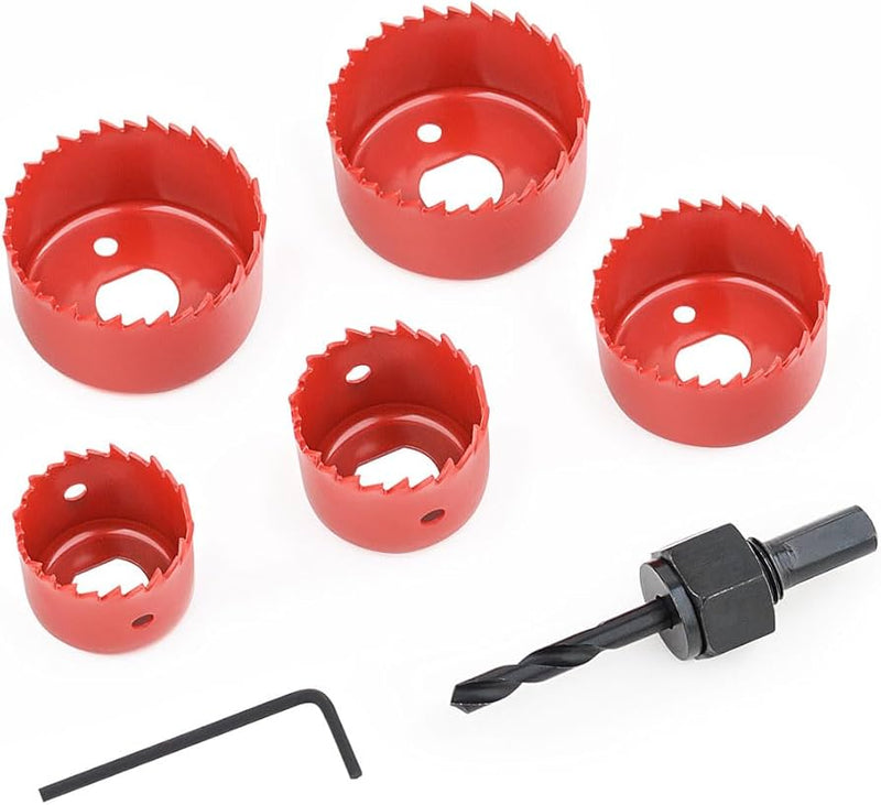 Set 7 Seghe a Tazza per Legno - H50 mm