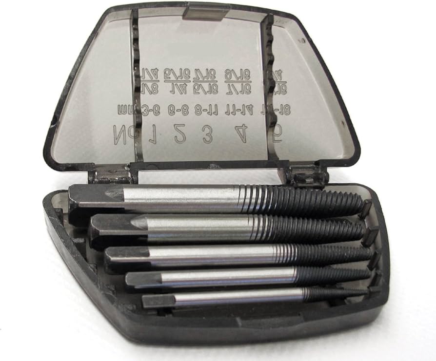 Estrattori Viti Spezzate Set 5pz Mis.1-5