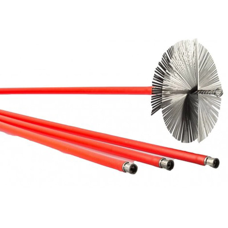 Kit Scovolo Flessibile per Pulizia Camini - 8,40 mt (d 300 mm)