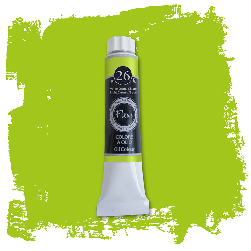 Colore a Olio n.26 Verde Cromo Chiaro – 20ml