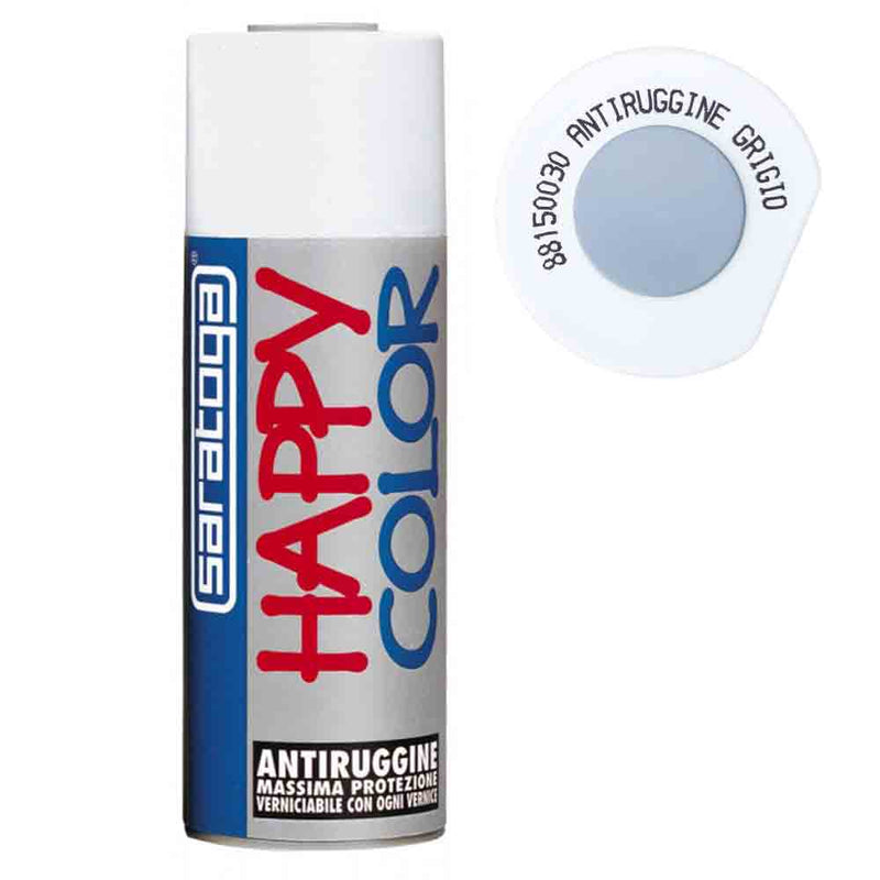Vernice Spray Antiruggine Grigio - Fondo Protettivo