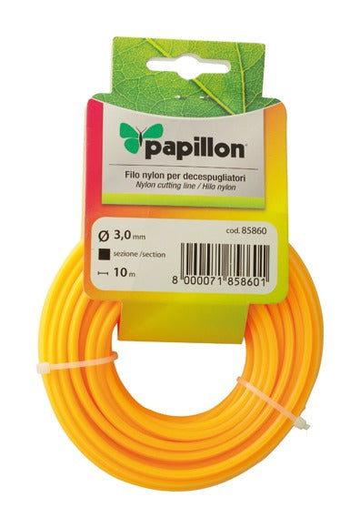 Filo Quadro per Decespugliatore - 3 mm x 10 mt