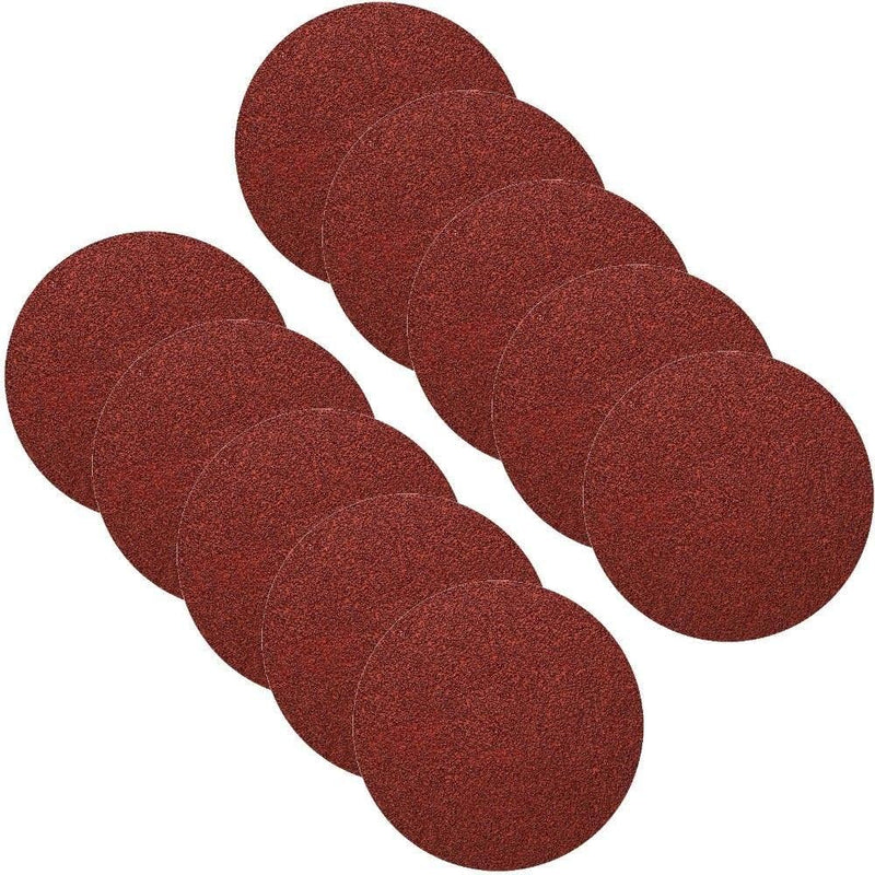 Set 10 Dischi Abrasivi Velcro 115 mm - Grana 120