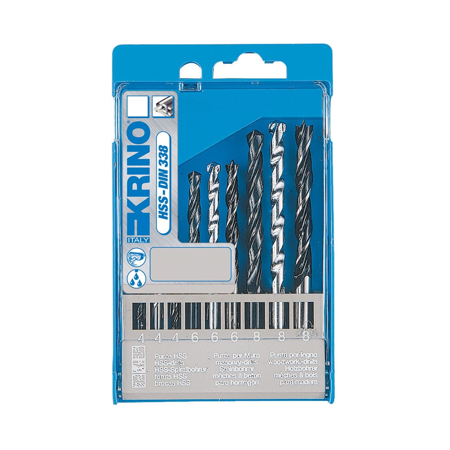 Serie Punte Hss/widia/legno Krino 9pz