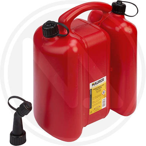 Tanica in PVC Rossa per Carburante - 3lt + 6lt