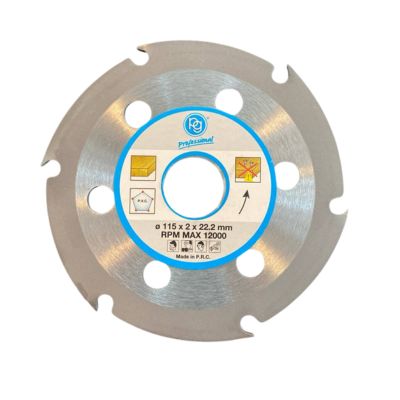 Disco per Taglio Legno Poggi Professional - 115x2x22,2 mm