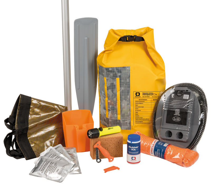 Kit di Sopravvivenza per Gommone e Natanti entro 12 Miglia | D.M. 17/09/2024