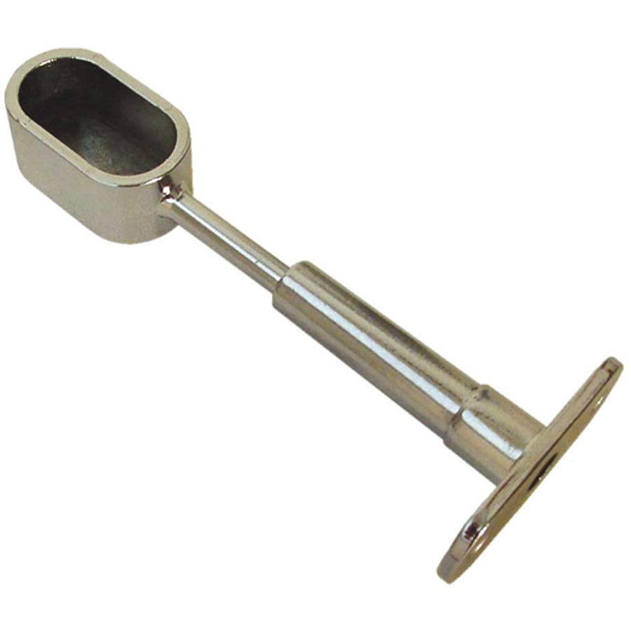 Supporto Reggitubo Ovale Cromato per Soffitto