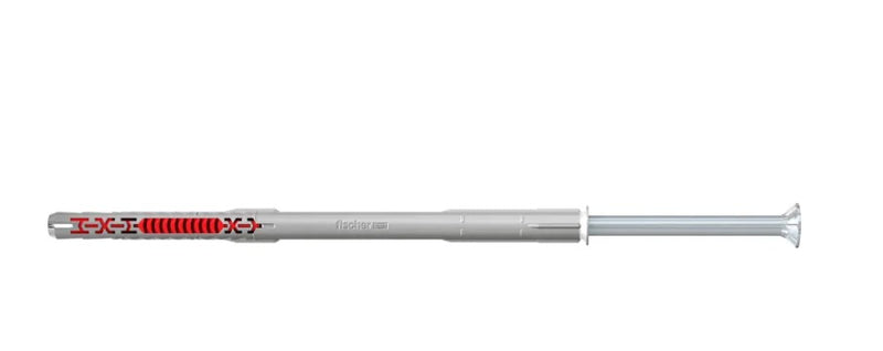 Tassello DUOXPAND prolungato bimateriale marcato CE con vite premontata zincata T.S.P. e impronta TX.