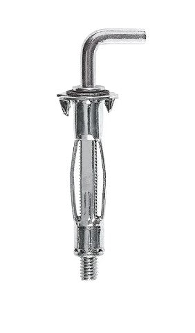 Tassello Ancorante in Lamiera per Cartongesso con Gancio a “L” – 4x40 mm – 200 pz