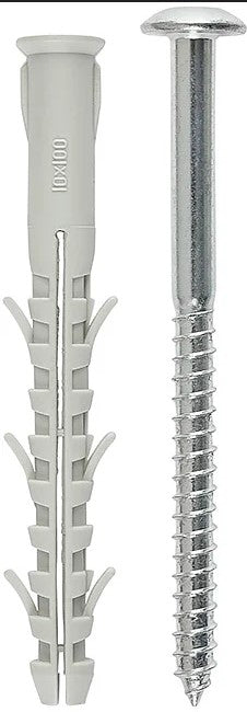Tassello Nylon Prolungato con Vite Torx T40 e Nottolino antieffrazione varie misure