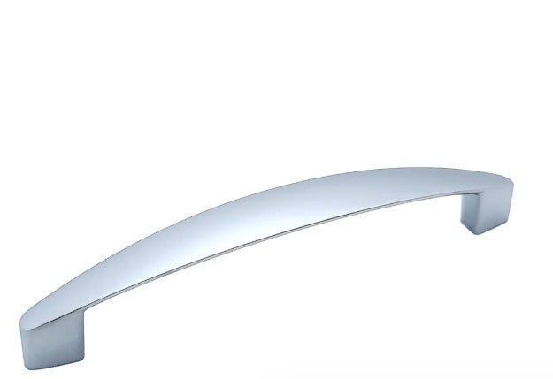 Maniglia Lineare in Nichel Satinato - Interasse 128 mm
