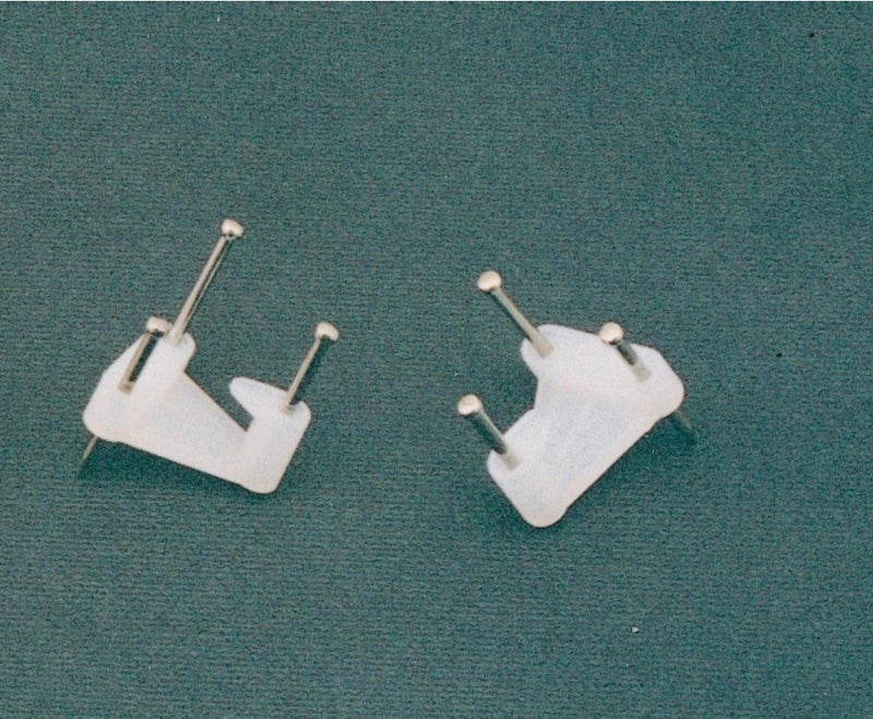 Ganci Appenditutto Metallici a 3 Punte - Confezione 10 Pezzi