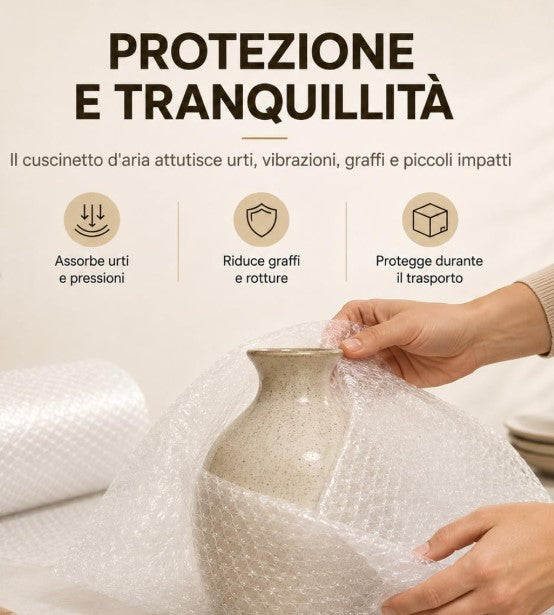 Rotolo Pluriball a Bolli Industriale - 1x100 mt (0,05 kg)