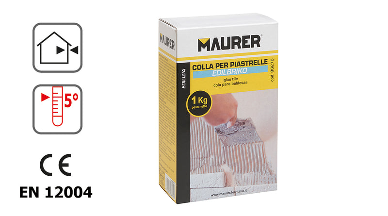 Colla per Piastrelle e Ceramica Maurer - 1 kg
