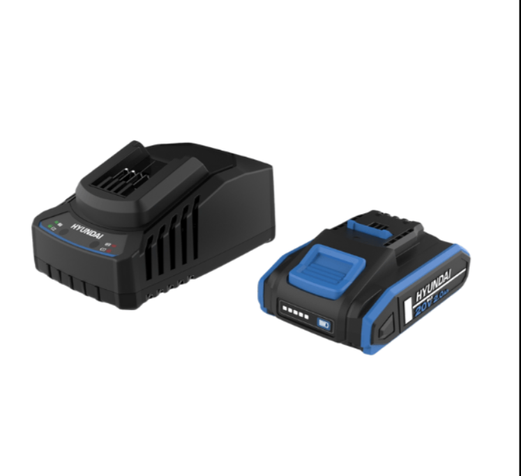 Kit Caricabatterie + Batteria 20V 2Ah Hyundai