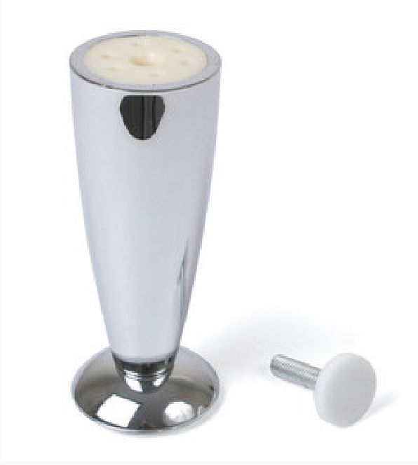 Piedino in ABS Cromo 12 cm