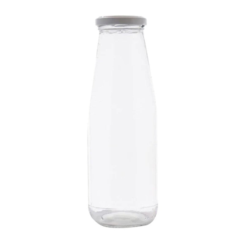 Vaso in Vetro Trasparente per Conserve - 720 ml con Tappo