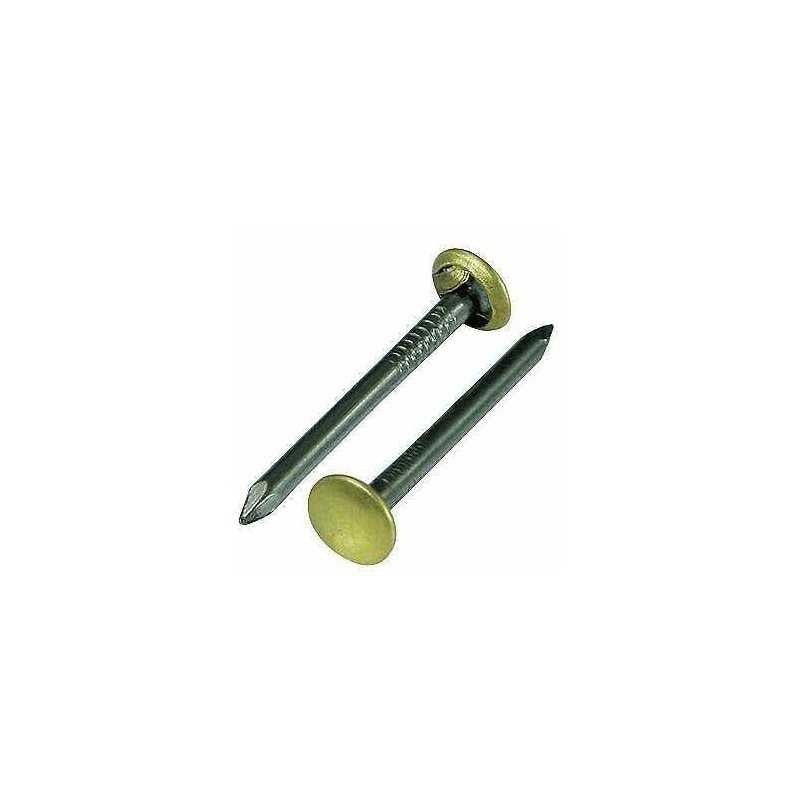 Chiodi con Testa in Ottone 2x20 mm - Blister 100 Pezzi
