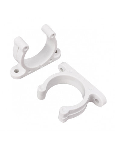 Coppia Clip Bianco 25mm