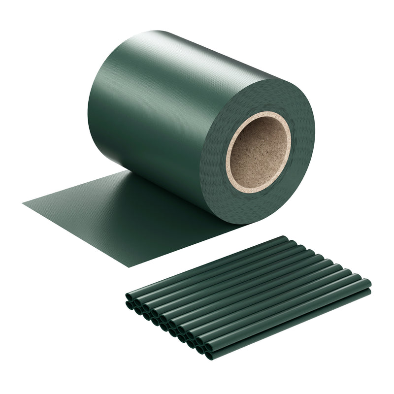 Frangivista in PVC per Recinzioni Verde - 19cm x 35mt