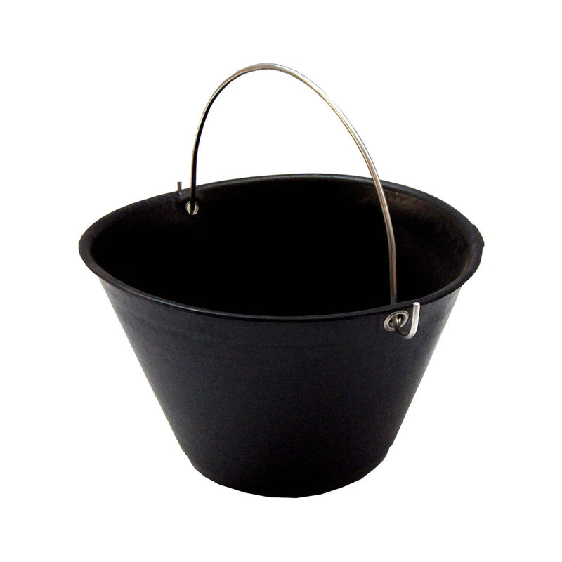 Secchio da Muratore in PVC Nero - Alta Resistenza