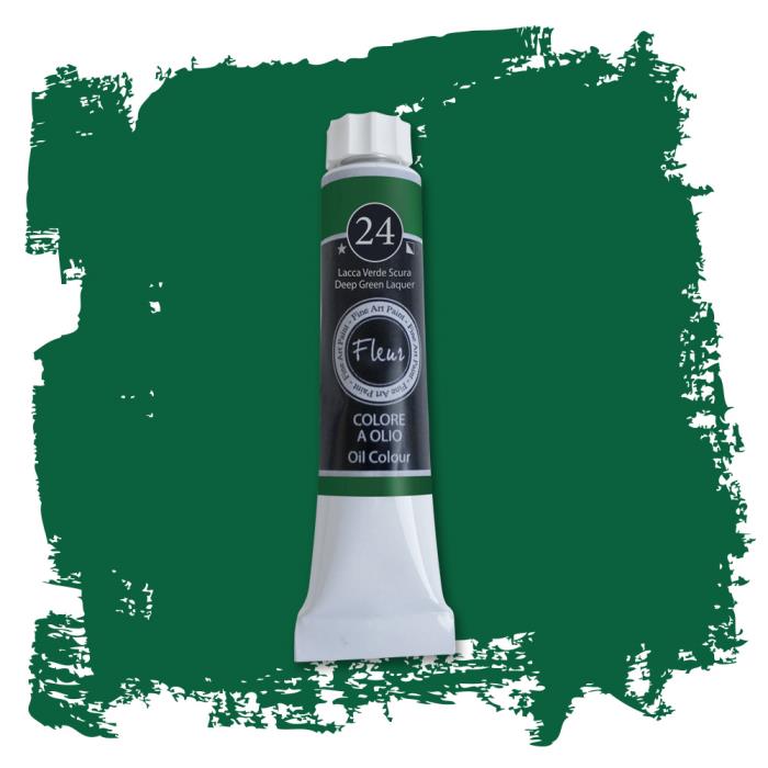 Colore a Olio n.24 Verde Scuro – 20ml