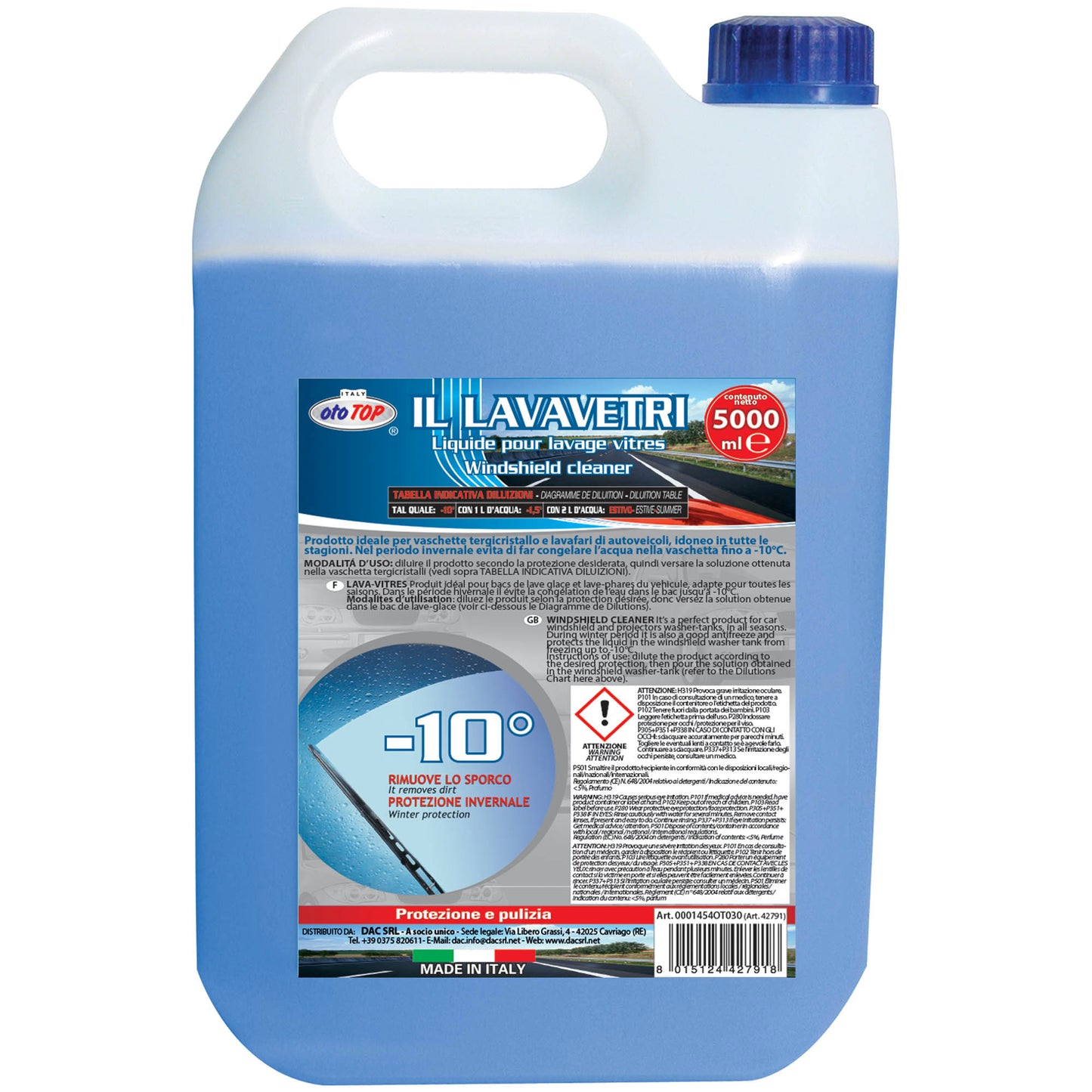 Liquido Lavavetri Auto LT.5