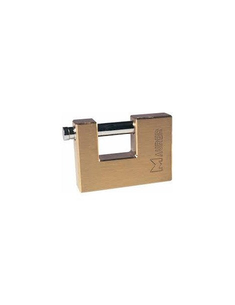 Lucchetto Monoblocco per Serranda in Ottone - 50 mm