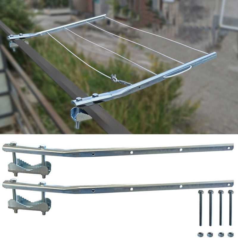 Bracci per Stendibiancheria da Balcone - Modello Fisso