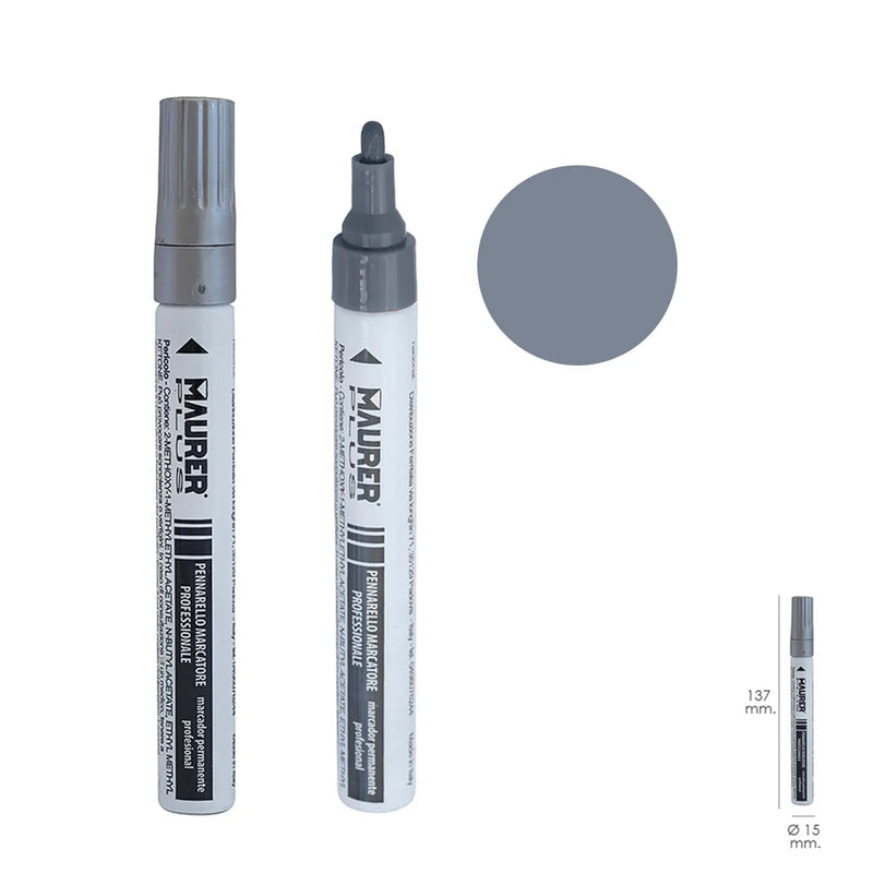 Pennarello Argento Maurer Plus - Effetto Metallico