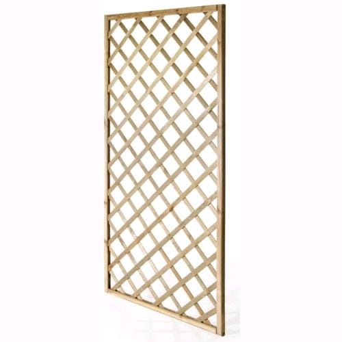 Pannello Grigliato in Legno per Esterni - 90x180h cm