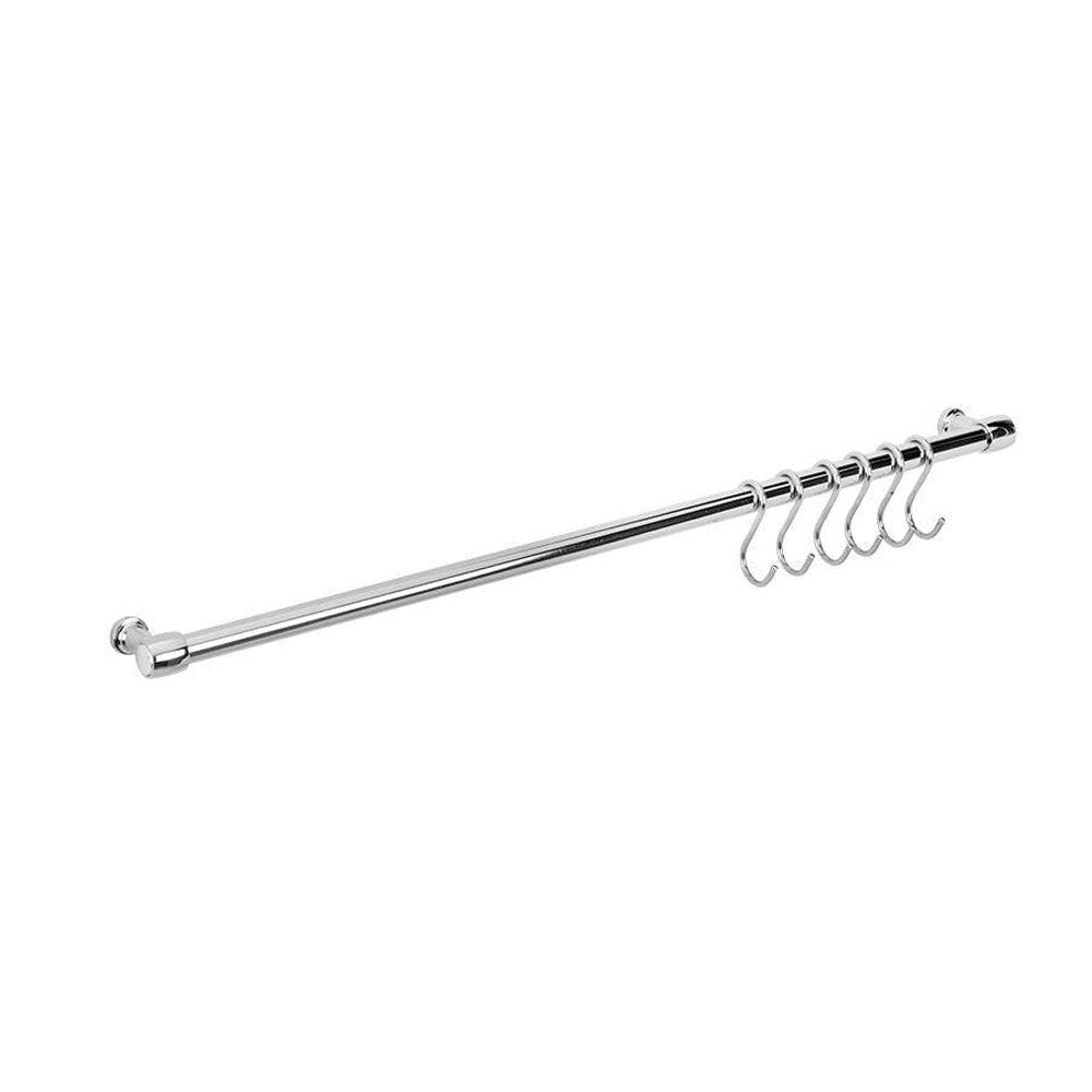 Barra Sottopensile da Cucina con Ganci Assortiti - 90 cm