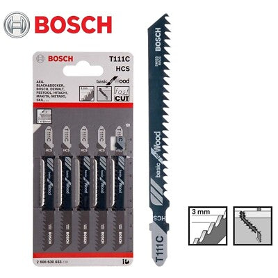 Set 5 Lame Bosch per Legno - Seghetto Alternativo