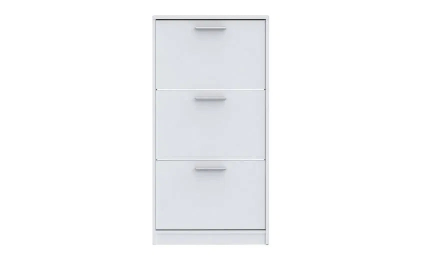 Scarpiera Bianca a 3 Ribalte 150x1060x650