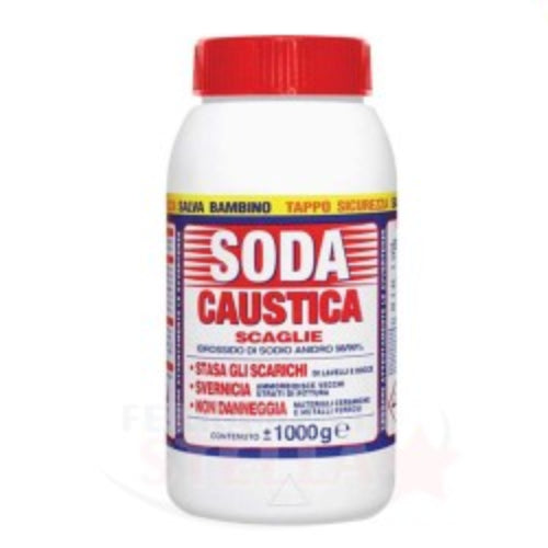 Soda Caustica a Scaglie ad Alta Purezza - 1 kg