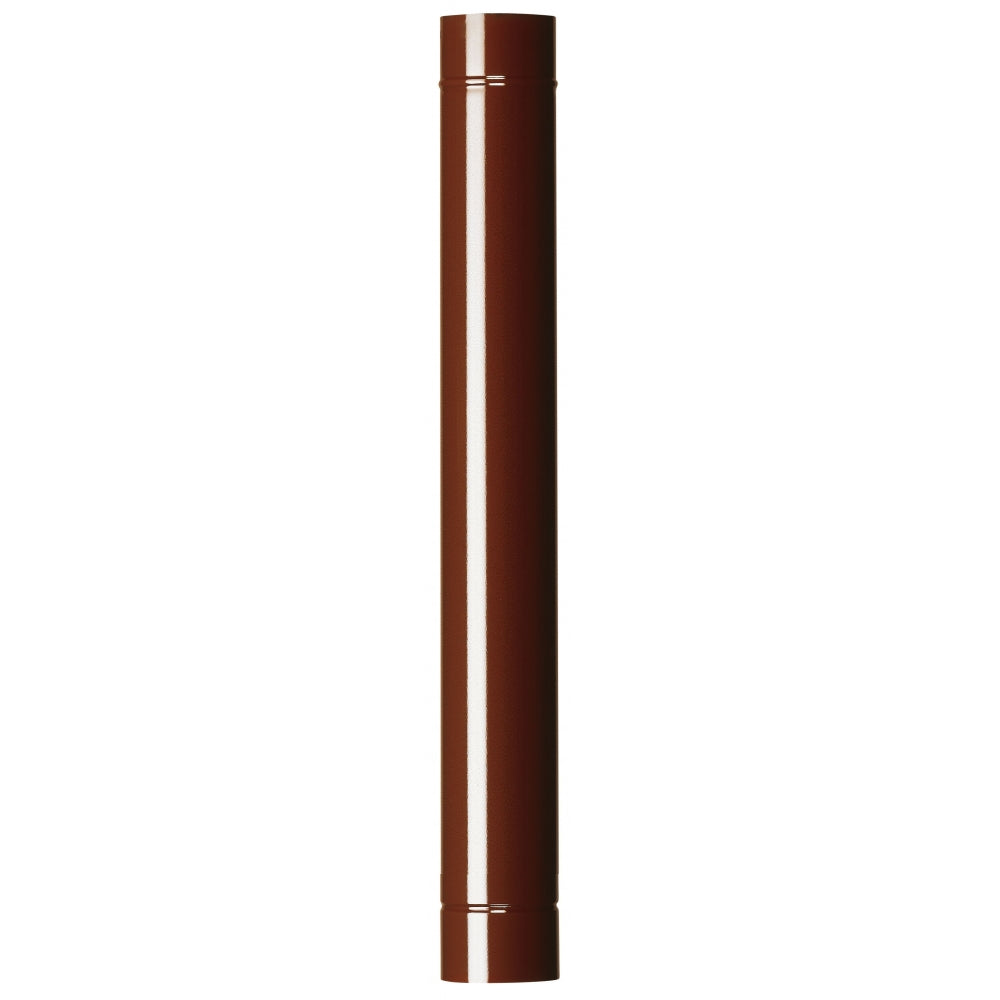Tubo per Stufa a Pellet e Legna Marrone - d 13x100 cm