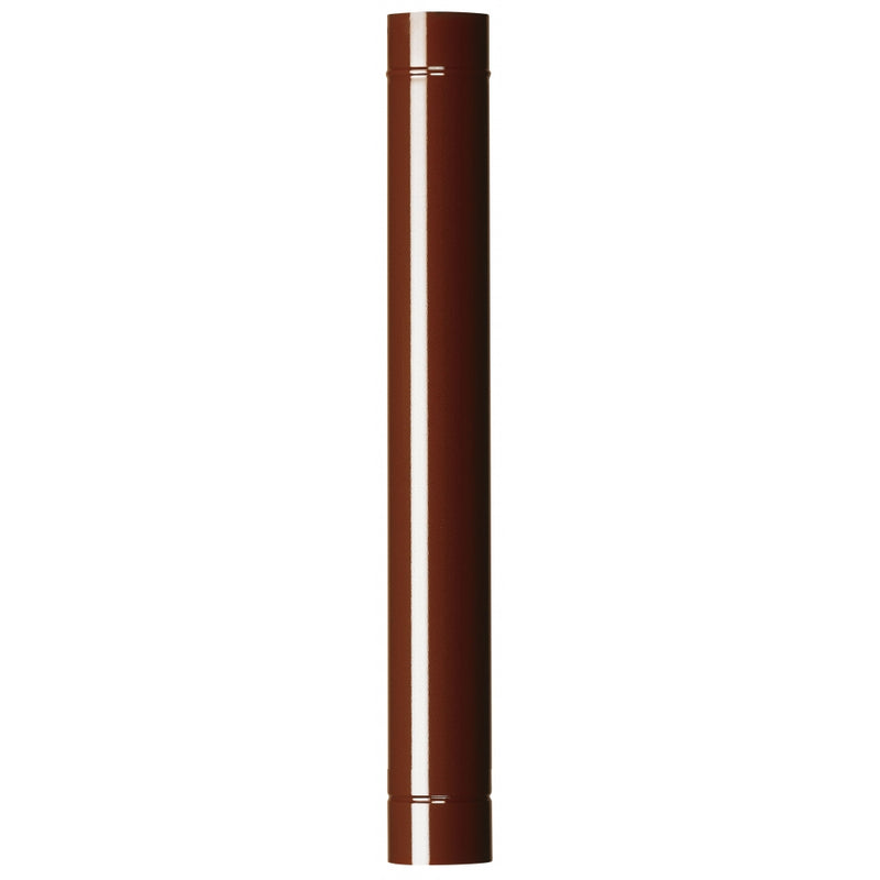 Tubo per Stufa a Pellet e Legna Marrone - d 13x100 cm