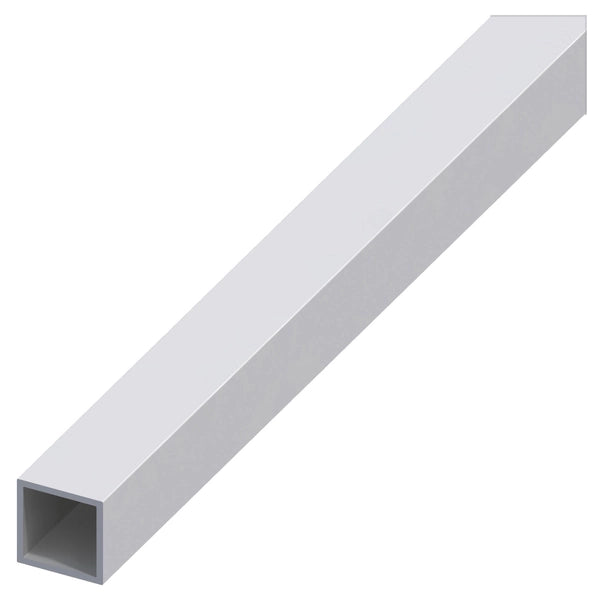 Tubo Quadro in Alluminio Anodizzato Argento - 20x20 mm (2 mt)